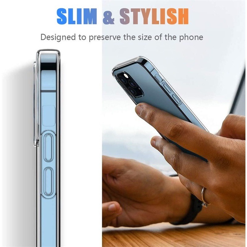 Cho iPhone 17 17e 16e 16 15 14 13 12 11 Pro Max Air Mini Plus XR XS Max 8 7 6 6s Plus SE Ốp Điện Thoại Trong Suốt Siêu Mỏng Silicon Mềm Ốp Lưng