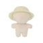 Mũ rơm tua rua YOLOGO, Mũ thu nhỏ nhà búp bê Mini thủ công, 5 kiểu trang trí nhà búp bê Mũ dệt tay Búp bê Cotton 10cm