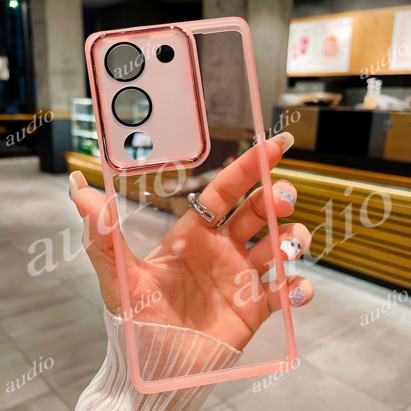 Ốp Điện Thoại Vivo V29e V30 V29 Pro Lite V29Pro 5G 2024 Full Ống Kính Bảo Vệ Camera Trong Suốt Mềm Silicon Cho Vivo V 29 E 30 Pro Lite 29e 29Pro VivoV29e VivoV30Pro