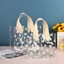Túi mua sắm trong suốt DWEL, Túi Tote trong suốt Little Daisy, Túi quà tay cầm PVC