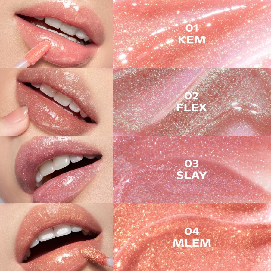 Ảnh Son Nhũ Bóng OFÉLIA SUGARPLUM MintyIce Sparkling Gloss Căng Mọng, Lấp Lánh Daily Beauty 1