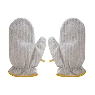 Găng tay làm sạch công việc nhà POCKETN, Găng tay rửa chén làm sạch gia dụng dày dặn, Bát kéo dài Chải dây thép chống thấm nước Găng tay bóng