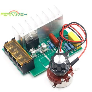 [Fernweh] 4000W 0-220V AC SCR Bộ điều chỉnh điện áp Bộ điều chỉnh tốc độ động cơ Bộ điều chỉnh độ mờ [MỚI]