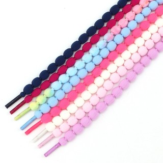 1 Cặp Dây Buộc Giày Dệt Hạt Tròn Nhiều Màu 10mm Thời Trang Cho Nam Và Nữ