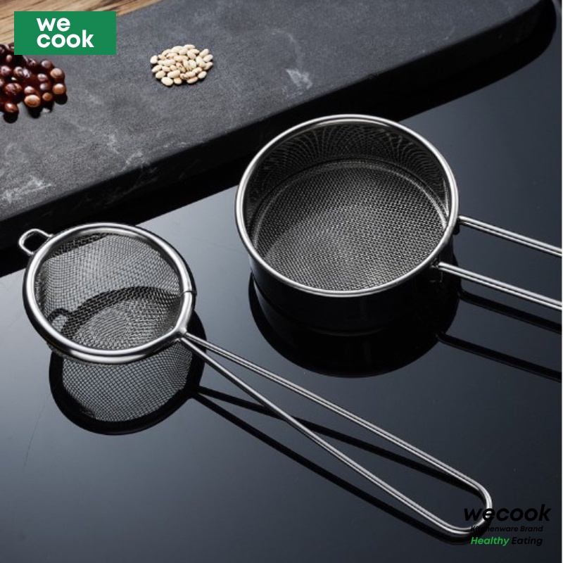 Dụng cụ rây lọc Inox size nhỏ có tay cầm cao cấp rây cháo, lọc đồ ăn ...