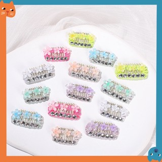 Kẹp Tóc Hình Bông Hoa Nhỏ Bằng Thép Không Gỉ Cho Thú Cưng