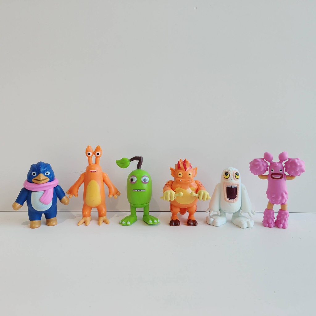 SQ5 13 Chiếc My Singing Monsters Nhân Vật Hành Động Ghazt Noggin Mammott Pango Furcorn Maw Drumpler PomPom Đồ Chơi Dành Cho Trẻ Em QS5