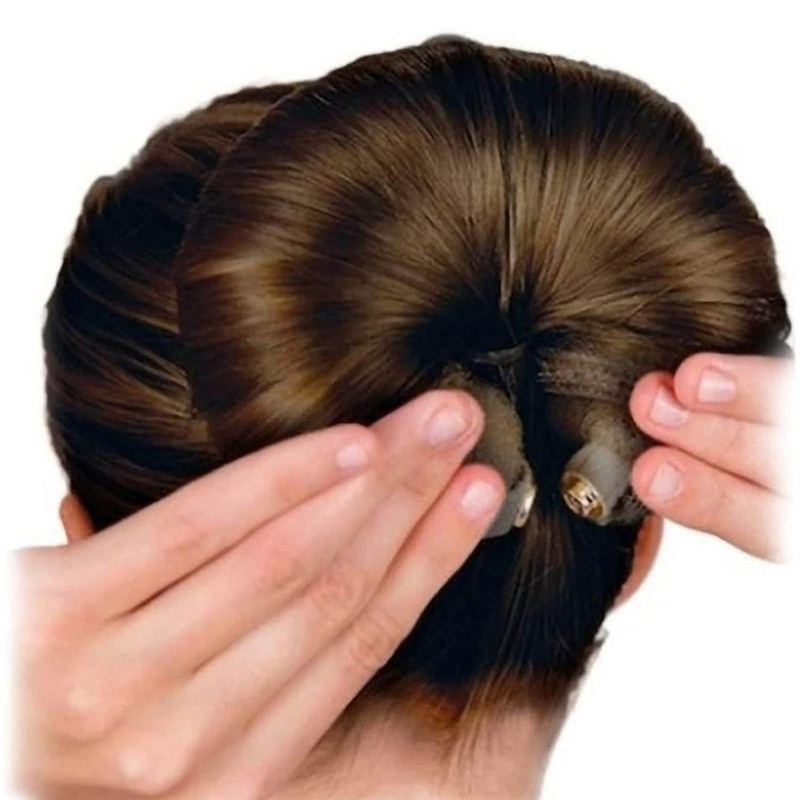 Dasbsug Dễ Thương Đuôi Ngựa Giá Đỡ Đen Kaki Màu Be Tròn Tóc Cho Bé Gái Mũ Hợp Thời Trang