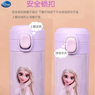Frozen Trẻ Em Bình Giữ Nhiệt Học Sinh Tiểu Học Chuyên Dụng 316 Thực Phẩm Bé Gái Bình Nước Uống Trực Tiếp Disney