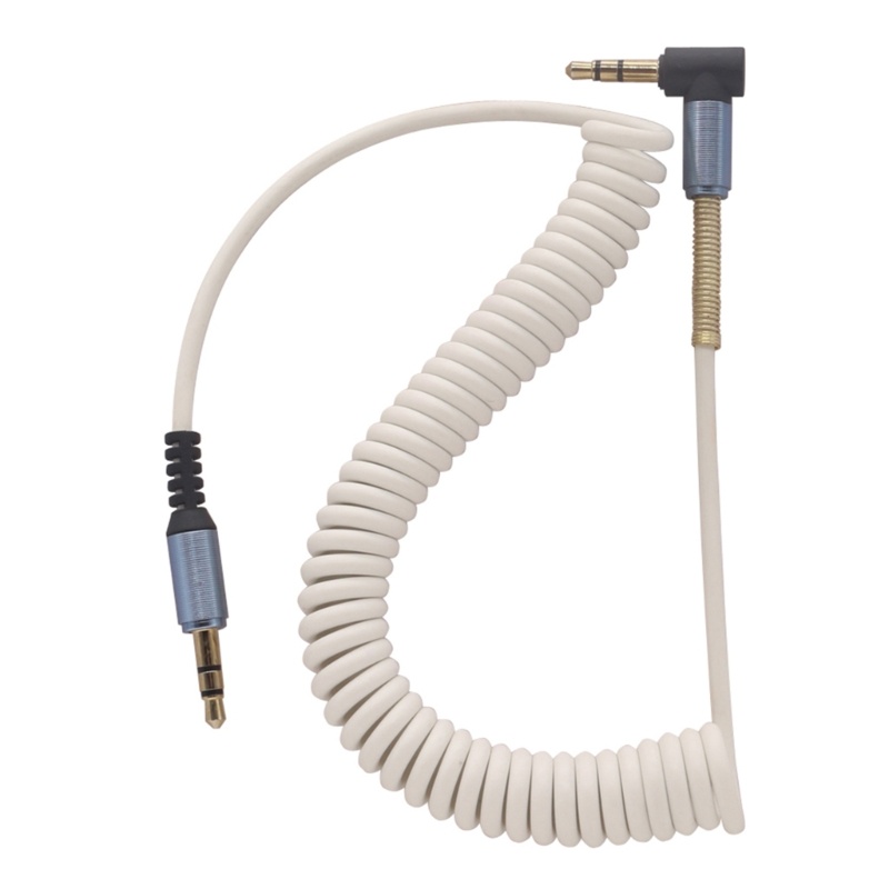 Cáp ELEGA 3 5MM 3 5 Jack Nam Đến Nam Dây AUX Dây Cáp lò xo co giãn