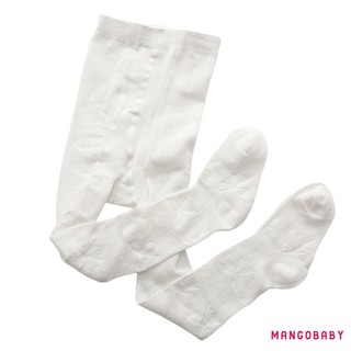 Mgg-toddler Bé Gái Quần Nơ In Lưới Vớ Quần Legging Chân Co Giãn