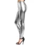 Quần Legging Giả Da GODD PU Cho Nữ Lấp Lánh Sáng Kim Loại Vàng Bạc Quần Sáng Phong Cách Punk Slim Pencil Pan