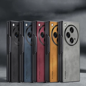 Dành cho OPPO Find N3 / N3 Flip / N2 / N2 Flip Luxury Business Retro Leather Soft Rubber TPU Case