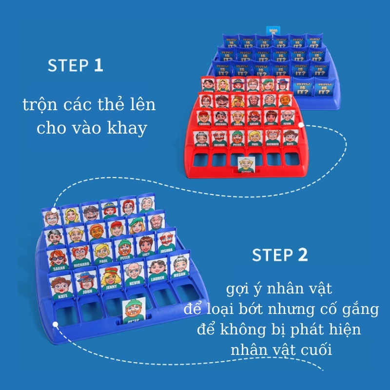 【WHO IS IT】2Player Đứa Trẻ Máy Tính Để Bàn Trò Chơi Tương Tác Cho Gia Đình Giáo Dục Và Phát Triển Trí Tuệ