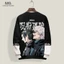 YB1 Jujutsu Kaisen Anime Áo Dài Tay Unisex 3D Cosplay Top Geto Suguru 3D Áo Chui Đầu Thời Trang Oversize