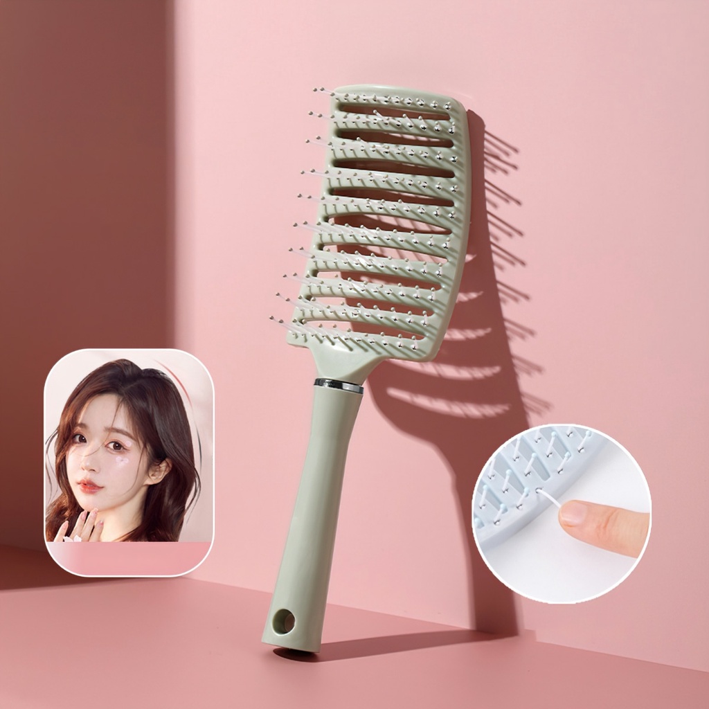 Giá sỉ - Lược chải tóc gỡ rối tạo kiểu chuyên dụng chống dụng tóc cao cấp - FETA