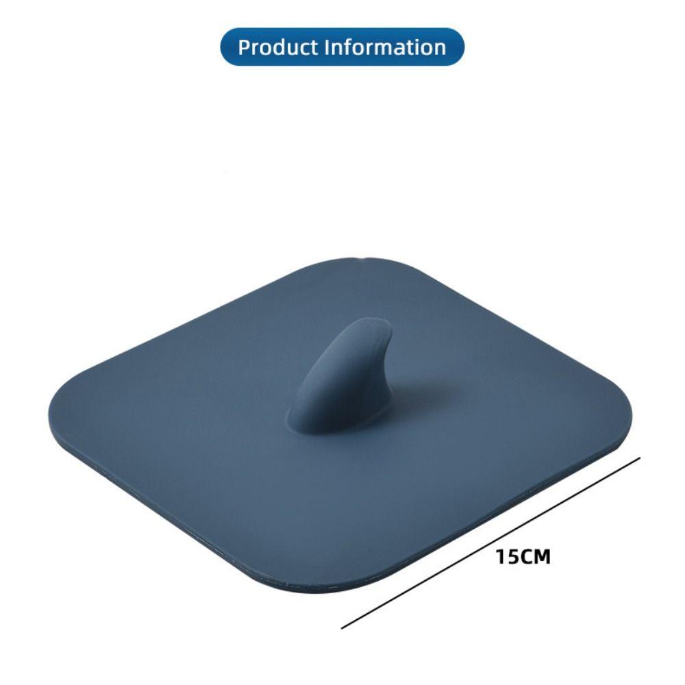 Nắp thoát nước sàn CATIYAHA, Nắp ống thoát nước bằng silicon khử mùi, Xanh xám mềm chống phát hiện Vỏ bồn rửa chống dầu hộ gia đình