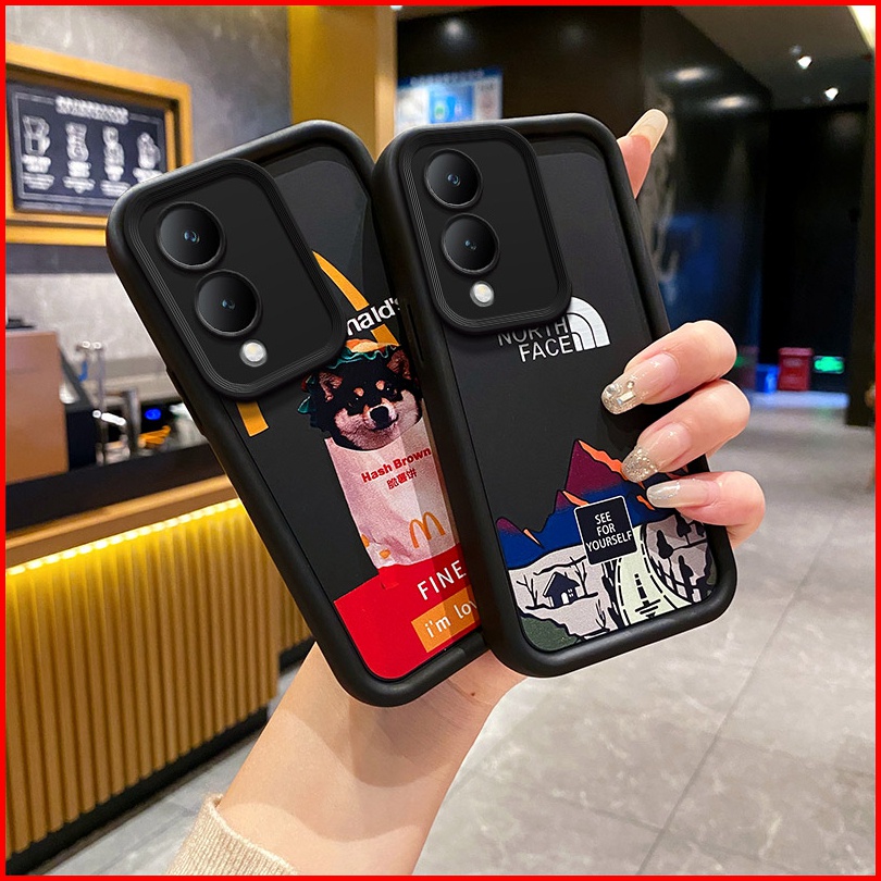ốp lưng Vivo Y17s 4G Ốp Điện Thoại tpu Màu Đen Cá Tính Cho Vivo Y17S 4G TY