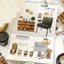 1 Cuộn Băng Keo PET Washi Họa Tiết Vintage Trang Trí Sổ Lưu Niệm