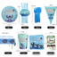 YB2 Lilo khâu Tiệc ngày lễ dao kéo Stikey Stila cờ bóng đĩa giấy sinh nhật