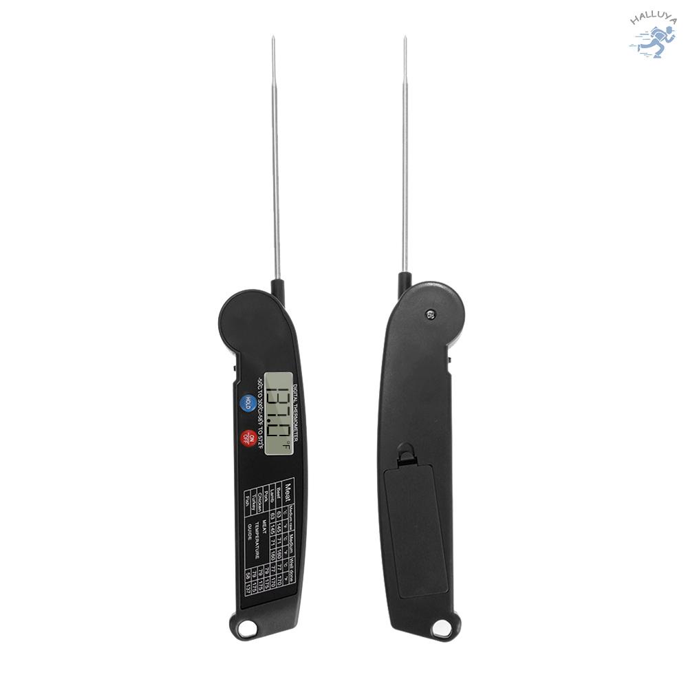Thermometer Digital Instant Read Meat Thermometer Food Cooking Temperature Tester with Rotatable Probe for Grill BBQ Milk Kitchen Use