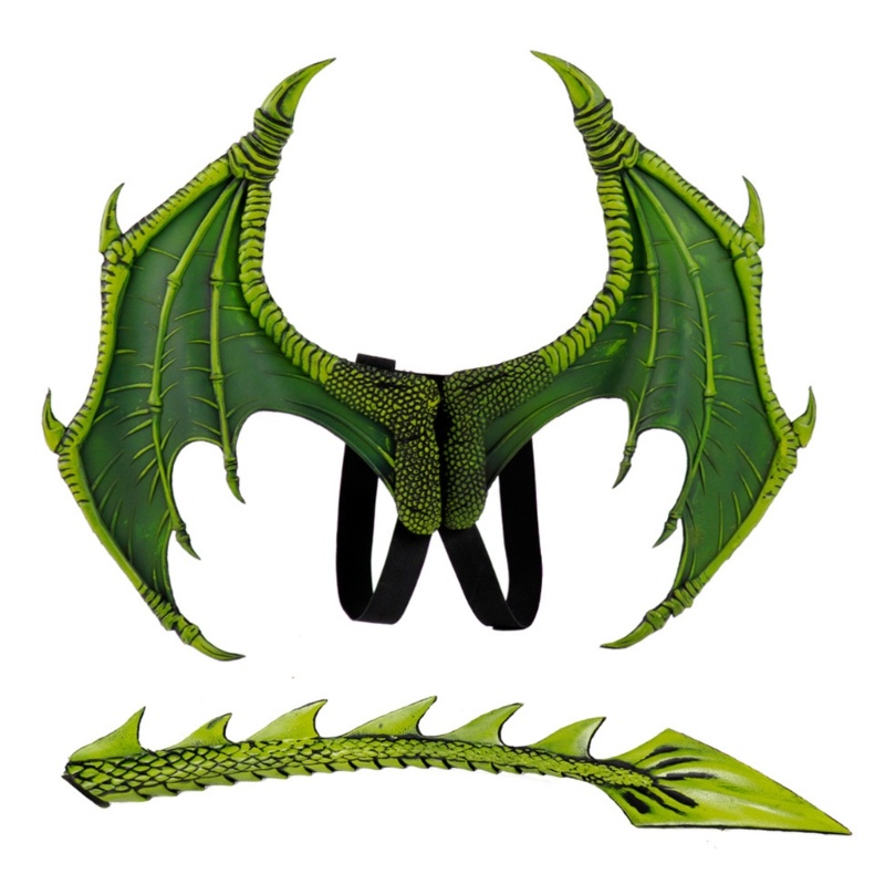 Jenniferab Đuôi Rồng Halloween Rồng Trang Phục Hóa Trang Cho Bé Trai Cô Gái Halloween Cosplay