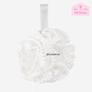 Bông tắm tạo bọt tẩy da chết viền xốp bông mềm gam màu pastel