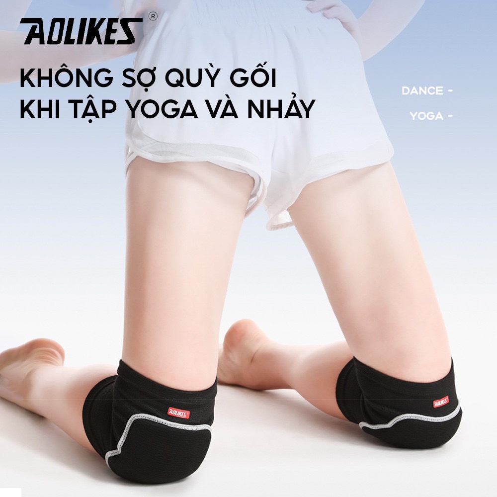 Bảo vệ đầu gối, bó gối hỗ trợ chơi Thể Thao, Gym, Yoga Có Đệm Mút Chống Chấn Thương Đầu Gối