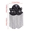 JVSUB Thổ Cẩm, Tua Rua Dài Cổ Điển Epaulette, Kim Cương Giả Tinh Tế DIY Mạ Điện Vai Trang Sức Nam Nữ