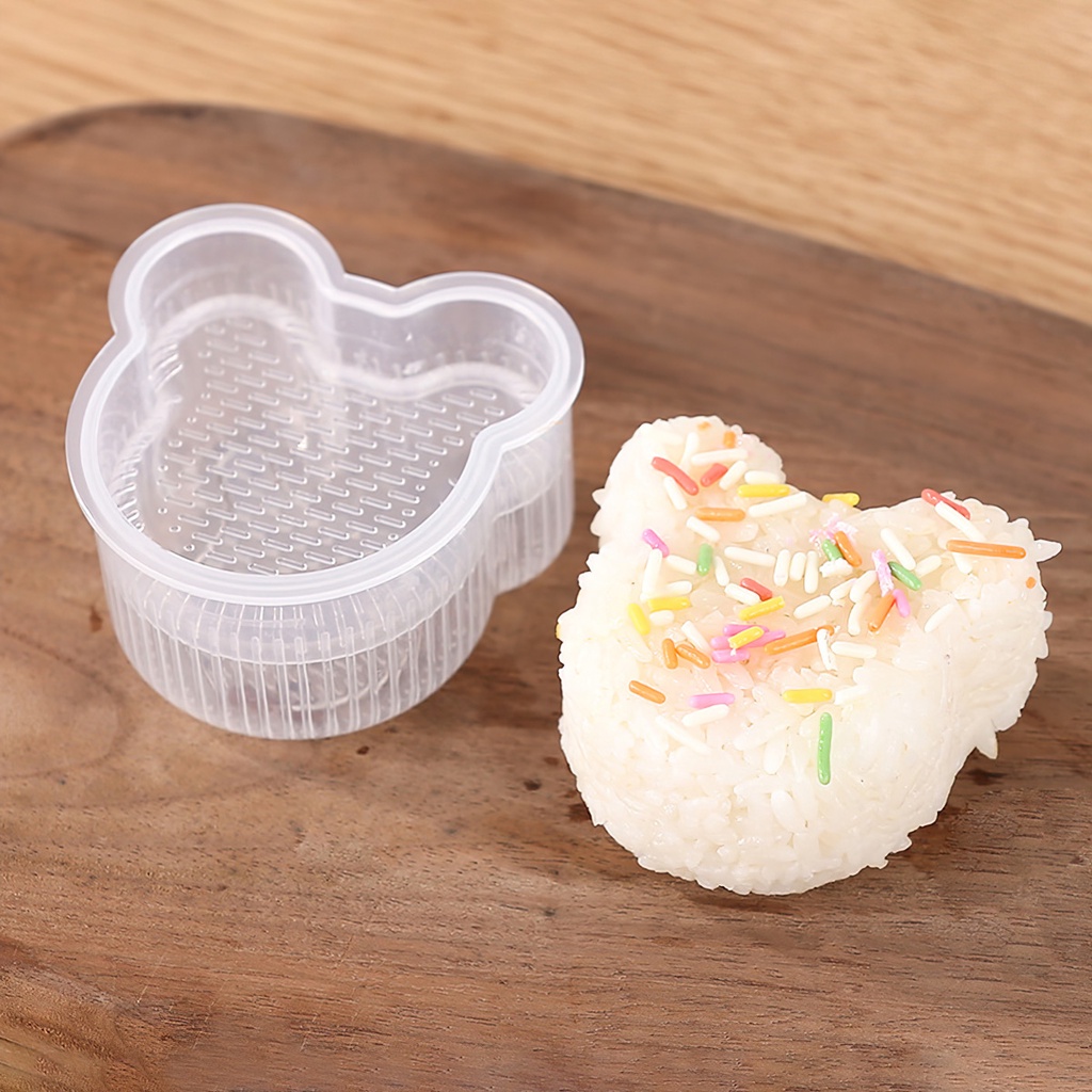 Giá sỉ - Khuôn làm cơm nắm Onigiri kiểu nhật cho bé DIY, tam giác, sao, hoa - FETA