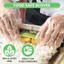 ITRUMPET 100 Chiếc Găng Tay Dùng Một Lần, Găng Tay Vệ Sinh Trong Suốt An Toàn Làm Việc Axit, Hộ Gia Đình Chống Trơn Trượt Thực Phẩm TPE Găng Tay Cao Su Miễn Phí