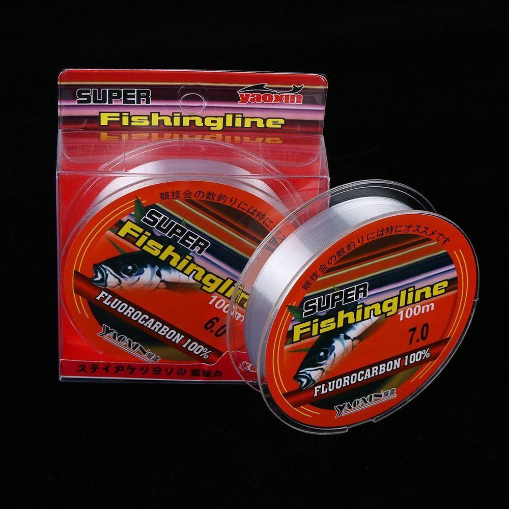 Hwaidy 100m 100% Dây Câu Fluorocarbon Bền 0.8-6LB Dây Đơn