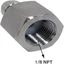 NOTE1 Bộ chuyển đổi phích cắm kết nối nhanh 8mm, Sợi nữ 1 / 8 NPT, Phụ kiện sạc bóng sơn PCP bằng thép không gỉ bền bỉ có niêm phong Vòng chữ O