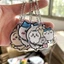 HK1 Chiikawa acrylic móc khóa caroon túi dễ thương mặt dây chuyền hachiware usagi momonga rakko vòng chìa khóa KH1