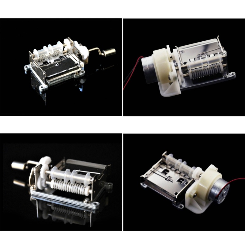 Cinna 15 Note DIY Tune Hand Crank Mechanical Music Box Movement Hole Puncher Hoàn hảo cho người mới bắt đầu Bộ dụng cụ hộp nhạc