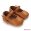 Mgg-baby Bé Gái Giày Đế Mềm Da PU Nơ Cũi Giày Chống Trơn Trượt Giày Tập Đi