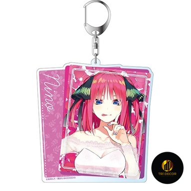 Móc khóa The Quintessential Quintuplets Nino Nakano 02 Phụ kiện trang trí túi xách Balo