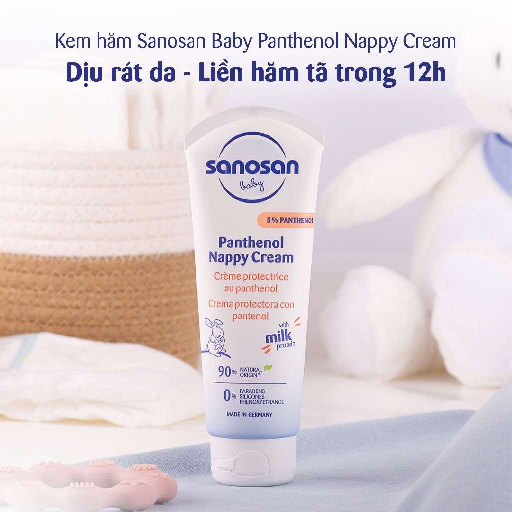 Ảnh Kem hăm Sanosan Baby Panthenol Nappy Cream 100ml 2