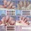 EBINLANDS 14Tips Gel Dán Móng Tay, Giấy Lấp Lánh Gel Sơn Móng Tay Dải, INS Hợp Thời Trang Đơn Giản Tự Dính Decal Làm Móng Tay Pháp DIY NAil Art Making