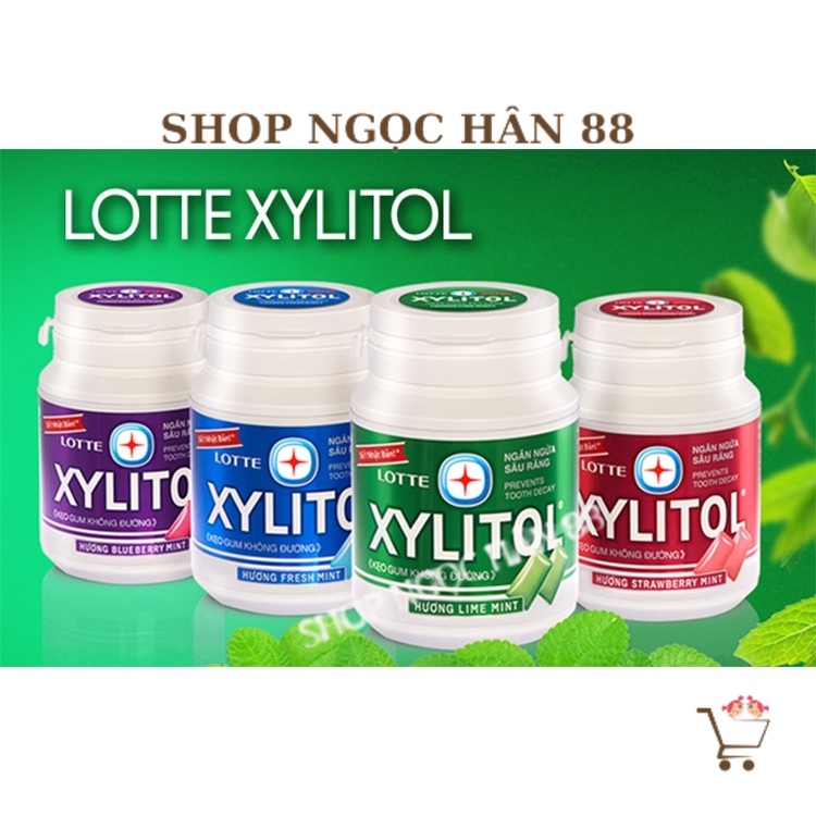 Kẹo cao su Xylitol Lotte không đường