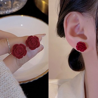 Bông Tai Hình Rồng Năm Mới Màu Đỏ Sang Trọng