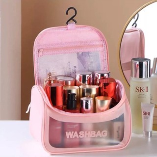 [Hàng mới về] Túi Đựng Đồ Du Lịch, Mỹ Phẩm WASHBAG Chống Nước Nam Da