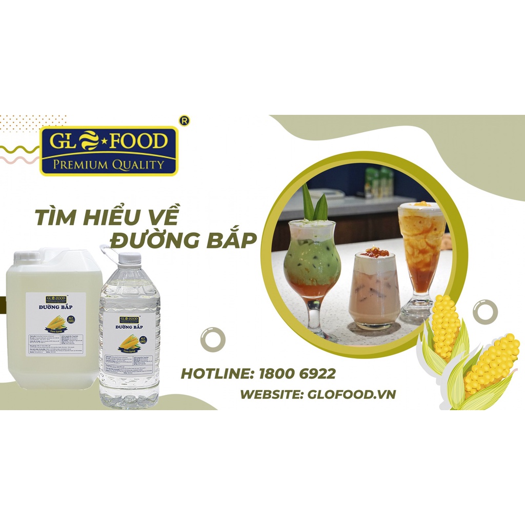 [CAN 25KG] Đường bắp Glofood