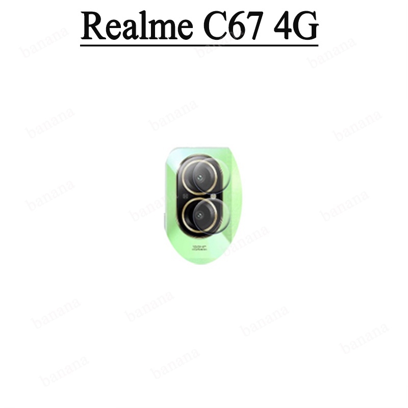 Phim che toàn bộ kính cường lực 3 TRONG 1 Realme C67 4G cho Realme C67 5G C53 C51 C55 C30 Ống kính máy ảnh Kính bảo vệ màn hình và phim mặt sau