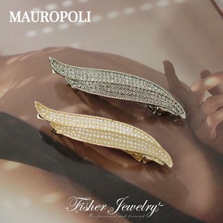 Mauropoli [Sẵn Sàng] Phong Cách Sáng Tạo Phiên Bản Hàn Quốc ins Lá Ngọc Trai Kẹp Tóc Phiên Bản Hàn Quốc Ngọt Ngào Nhỏ Tươi Nổ Kẹp Mùa Xuân Kẹp Phụ Kiện Tóc Top Clip