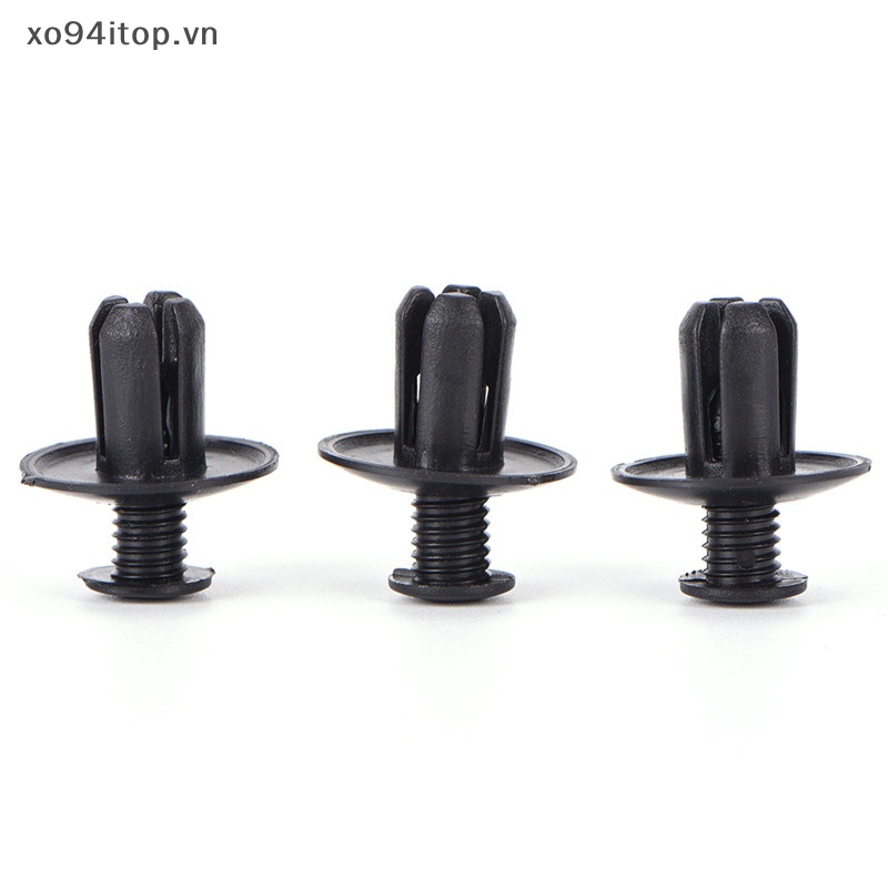 50 đinh tán nhựa 8mm màu đen cho ô tô
