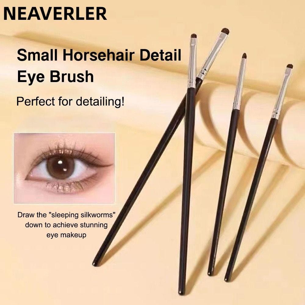 Bàn chải chi tiết mắt NEAVERLER, Bàn chải trang điểm mắt tóc mềm chuyên nghiệp, Bàn chải phấn mắt tay cầm bằng nhựa thời trang dành cho nữ