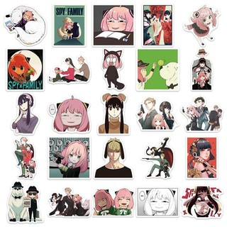 Bộ 50 Anime Nhật Bản SPY × GIA ĐÌNH Dán Xe Máy Hành Lý Chống Thấm Nước Điện Thoại DIY Miếng Dán Đồ Chơi Trẻ Em