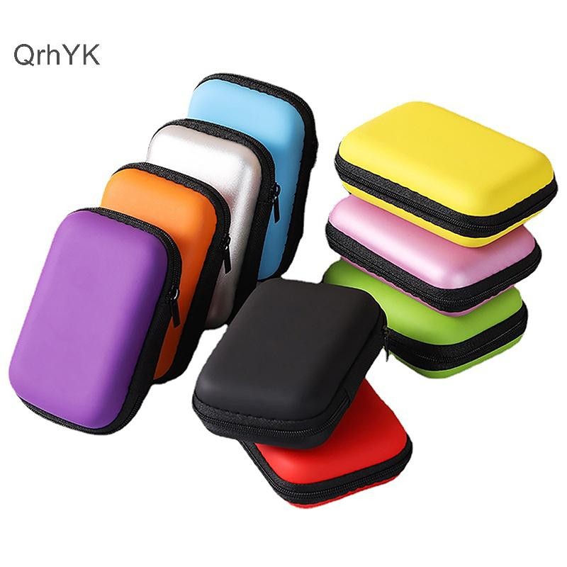 Thời Trang Nhà Máy Du Lịch Túi Bảo Quản Hộp Sạc Tai Nghe Gói Dây Kéo Túi Du Lịch Di Động Cáp Tổ Chức Bảo Quản Điện Tử QrhYK