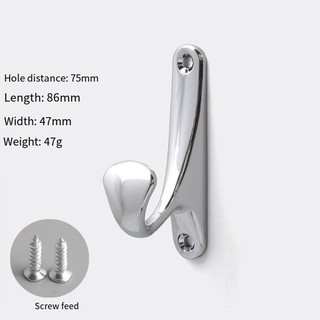 2 Chiếc Móc Treo Khăn Móc Bảo Quản Vải Kim Loại Giá Treo Áo choàng Phòng Tắm Móc Khăn Tắm Kim Loại Móc Treo Tường Nhà Dễ Dàng Lắp Đặt Dễ Dàng Sử Dụng